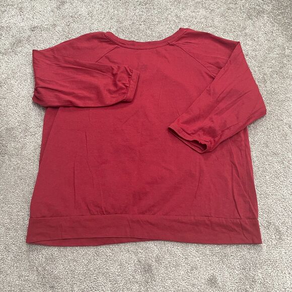 Disney Mickey Minnie Mouse Graphic T-Shirt Womens XXL Red Round Neck Casual Tee - Picture 2 of 9